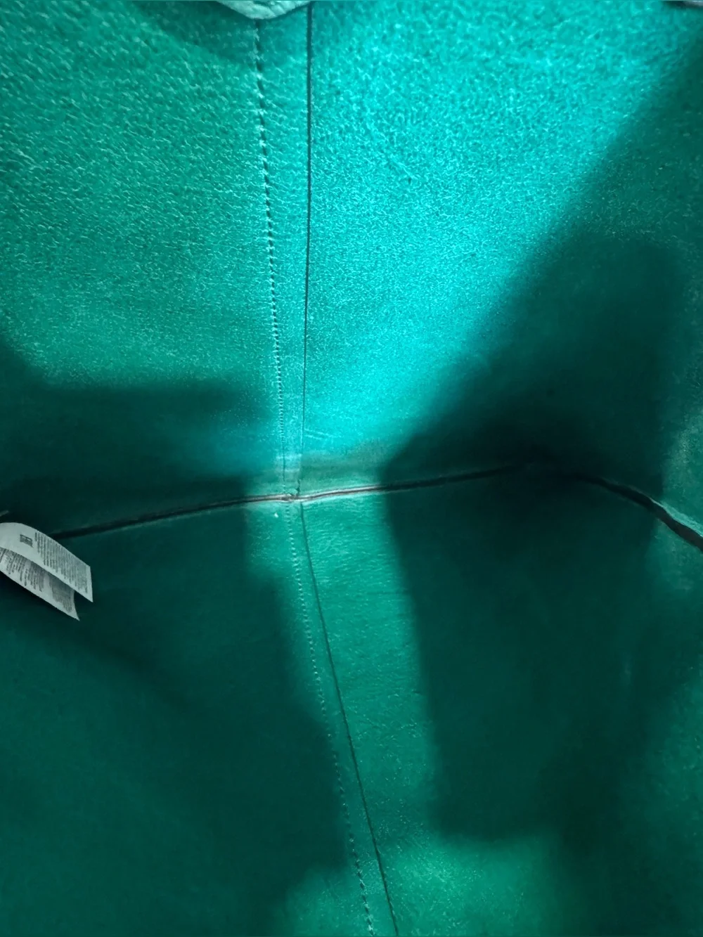 BR Green Leather Tote Bag - Women's Everyday Shoulder Bag